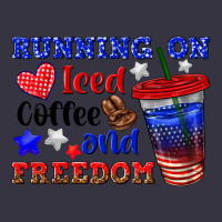 Running On Iced Coffe And Freedom Vintage Hoodie | Teevron