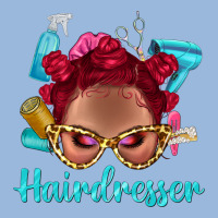 Afro Bantu Knots Red Hairdresser With Leopard Glasses Bbs Premium Hoodie | Teevron