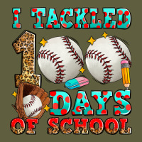 I Tackled 100 Days Of School Baseball Vintage Tee | Teevron