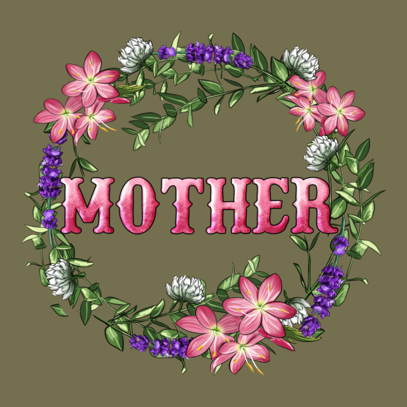 Mother With Floral Wreath Vintage Hoodie by RanaPortraitStore | Teevron