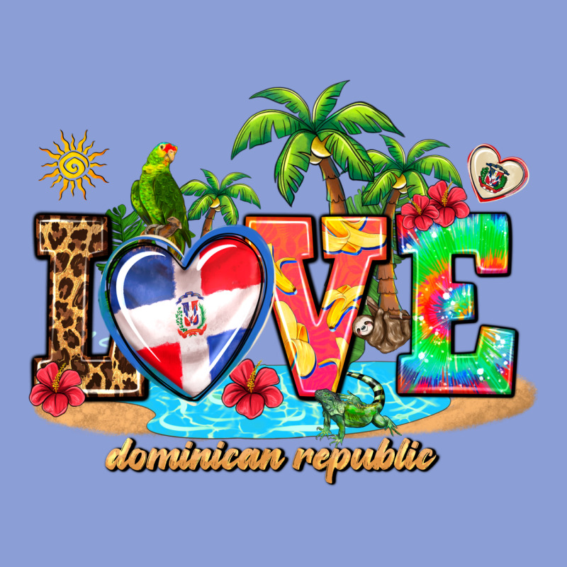 Love Dominican Republic Long Sleeve Tee by AdoDesignShop | Teevron