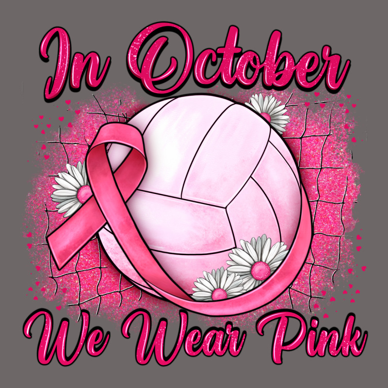 In October We Wear Pink Breast Cancer Valleybal Classic Tee by JahusDesignShop | Teevron