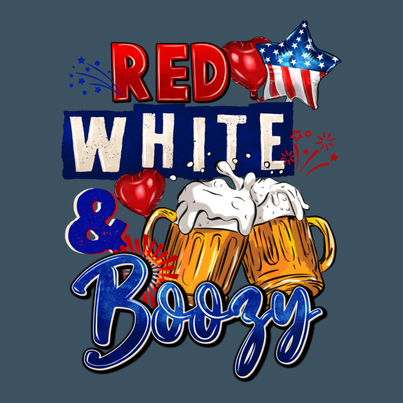 Red White And Boozy 4th Of July Urban Heavy Tee by CowGirlArtShop | Teevron