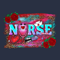 Valentine's Day Nurse With Leopard And Turquoise Background Heavyweight Sweatshirt | Teevron