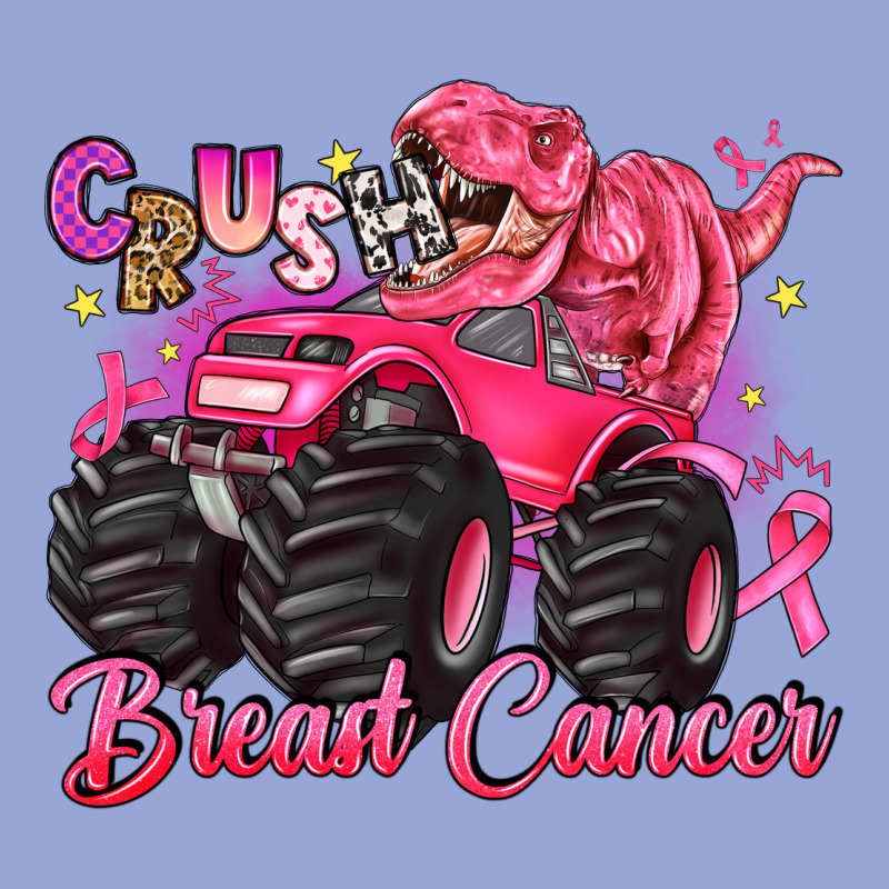 Crush Breast Cancer Monster Truck With Dinosaur Classic Tee by JahusDesignShop | Teevron