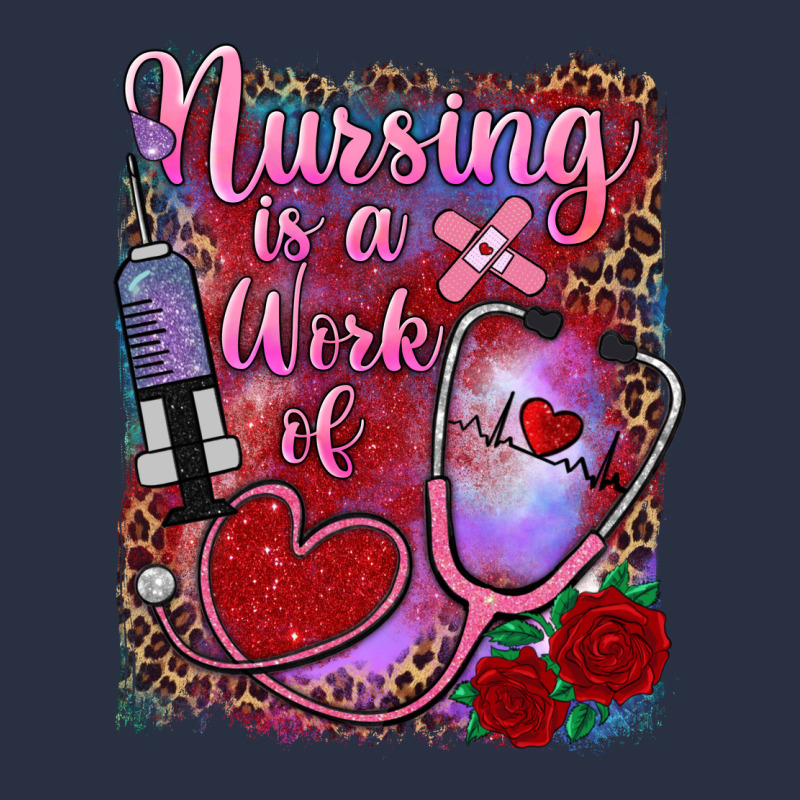Nursing Is A Work Of Heart Heavyweight Sweatshirt by RanaPortraitStore | Teevron