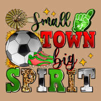 Small Town Big Spirit Soccer Vintage Tee | Teevron