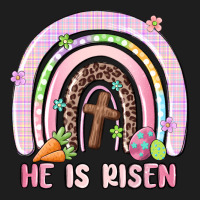 He Is Risen Easter Rainbow Heavyweight Hoodie | Teevron