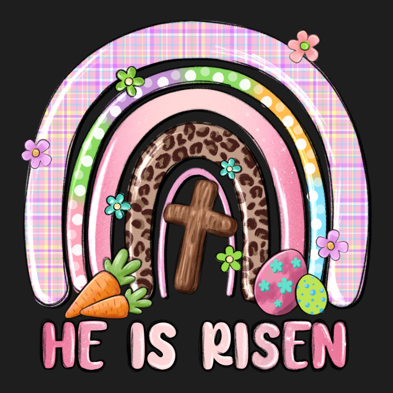He Is Risen Easter Rainbow Heavyweight Hoodie by MaliasSmallBusiness | Teevron