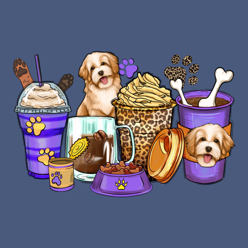 Havanese Terrier Coffee Cups Vintage Hoodie by Zillion Design Studio | Teevron