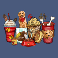 Golden Retriever Coffee Cups Vintage Hoodie | Teevron