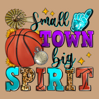 Small Town Big Spirit Basketball Vintage Tee | Teevron