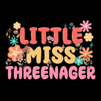 Little Miss Threenager Premium Sweatshirt | Teevron