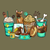 French Bulldog Coffee Cups Vintage Hoodie | Teevron