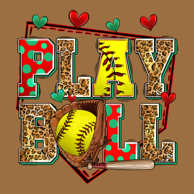 Play Ball Softball Vintage Tee by Zillion Design Studio | Teevron