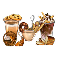 Bakery Coffee Cups With Cookie Bbs | Teevron