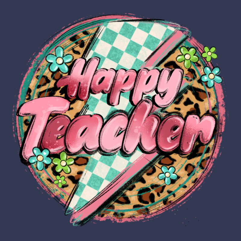 Happy Teacher Lighting Bolt Heavyweight Hoodie by MaliasSmallBusiness | Teevron