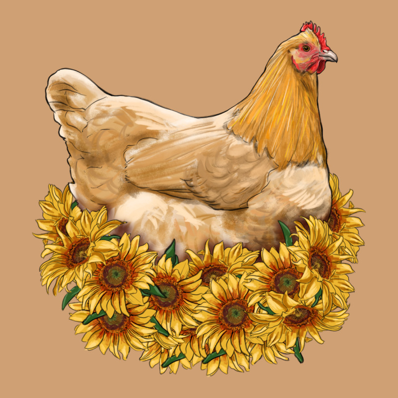 Chicken With Sunflowers Vintage Tee by RanaPortraitStore | Teevron