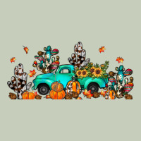 Fall Cactus Pumpkin Truck Long Sleeve Tee | Teevron