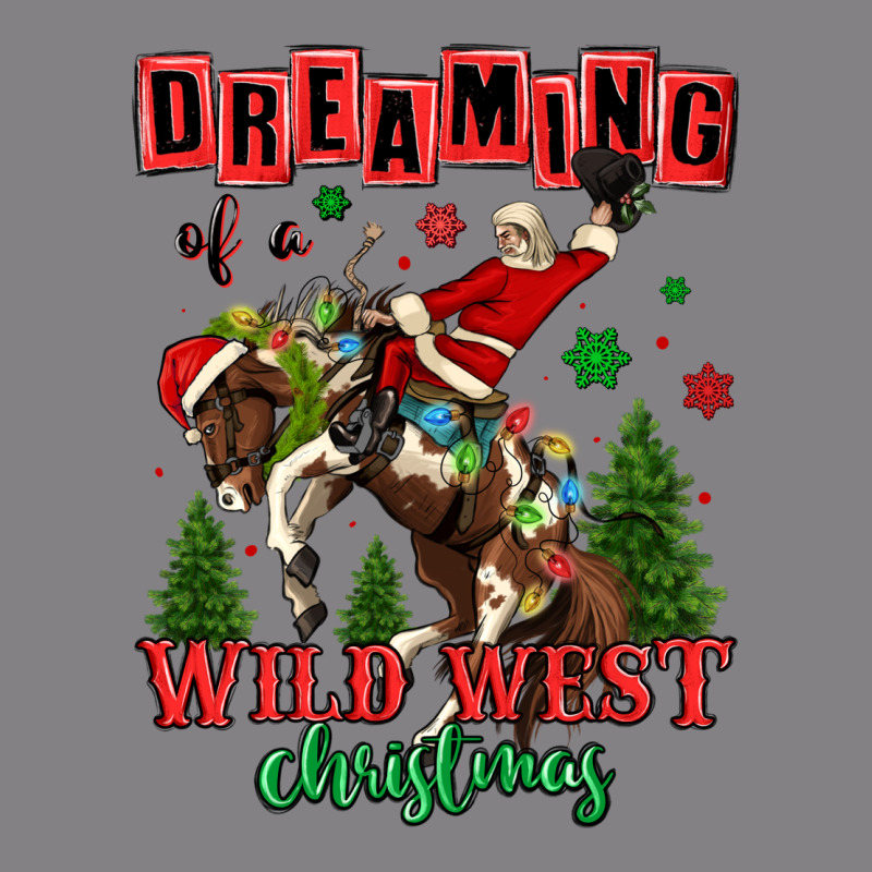 Dreaming Of A Wild West Christmas Cowboy Santa Heavyweight Hoodie by MaliasSmallBusiness | Teevron