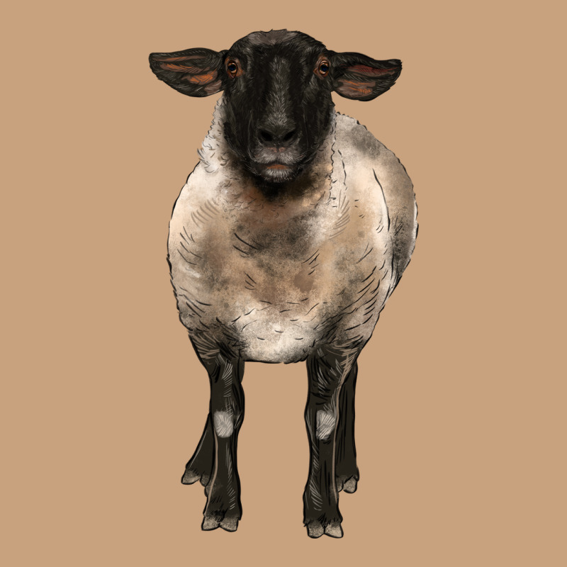 Suffolk Ewe Front Vintage Tee by BarkalooDesign | Teevron