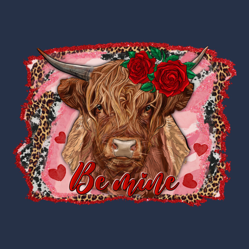 Be Mine Highland Cow Premium Hoodie by AdoDesignShop | Teevron