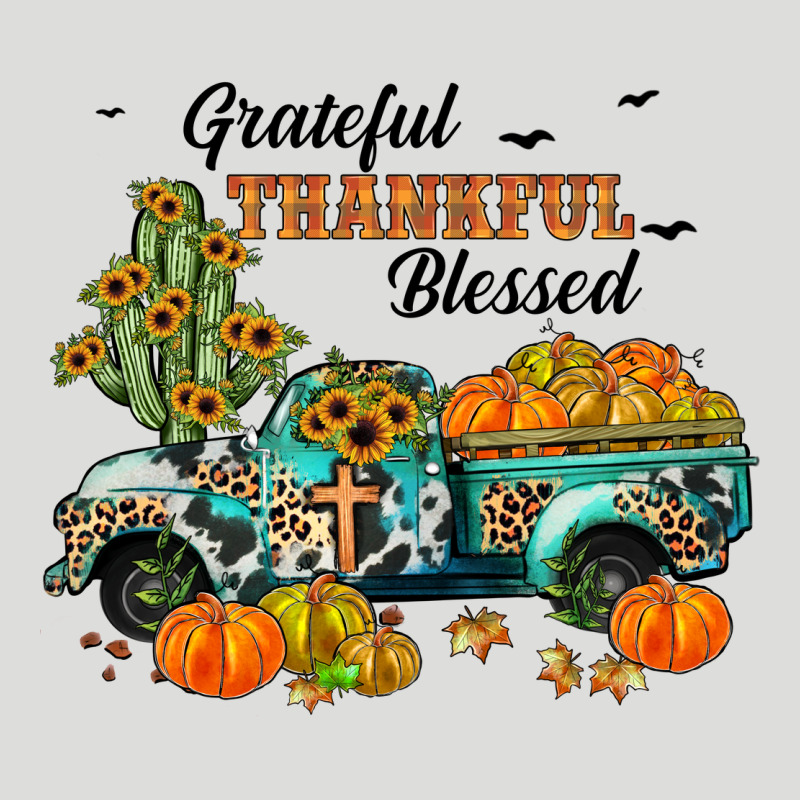 Grateful Thankful Blessed Zipper Hoodie by JahusDesignShop | Teevron
