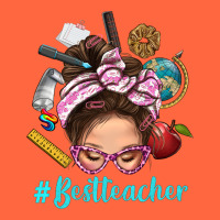 Best Teacher Messy Bun Bbs Premium Hoodie | Teevron