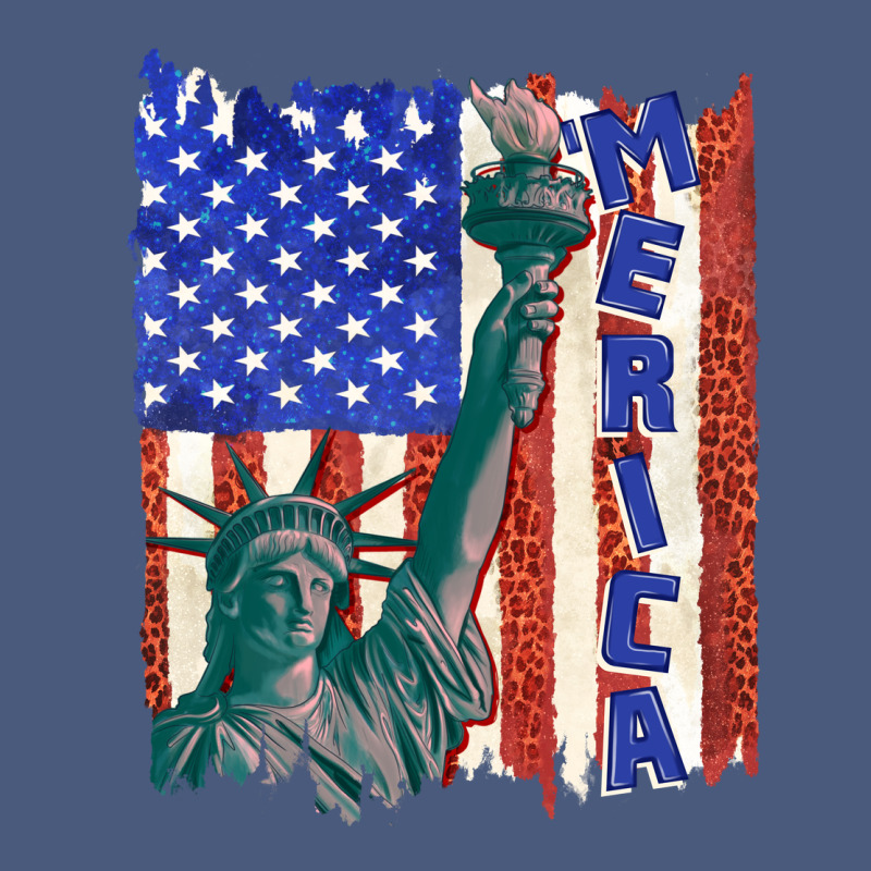 Usa Flag With Statue Of Liberty Vintage Hoodie by texasbilliewilder | Teevron