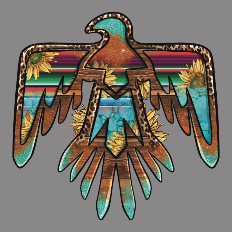Thunderbird With Sunflowers Vintage Tee by BarkalooDesign | Teevron