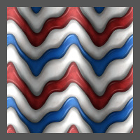 4th July Stripes Seamless Pattern Zipper Hoodie | Teevron
