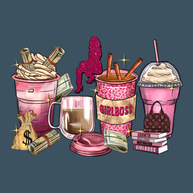 Girl Boss Coffee Cups Urban Heavy Tee by Zillion Design Studio | Teevron