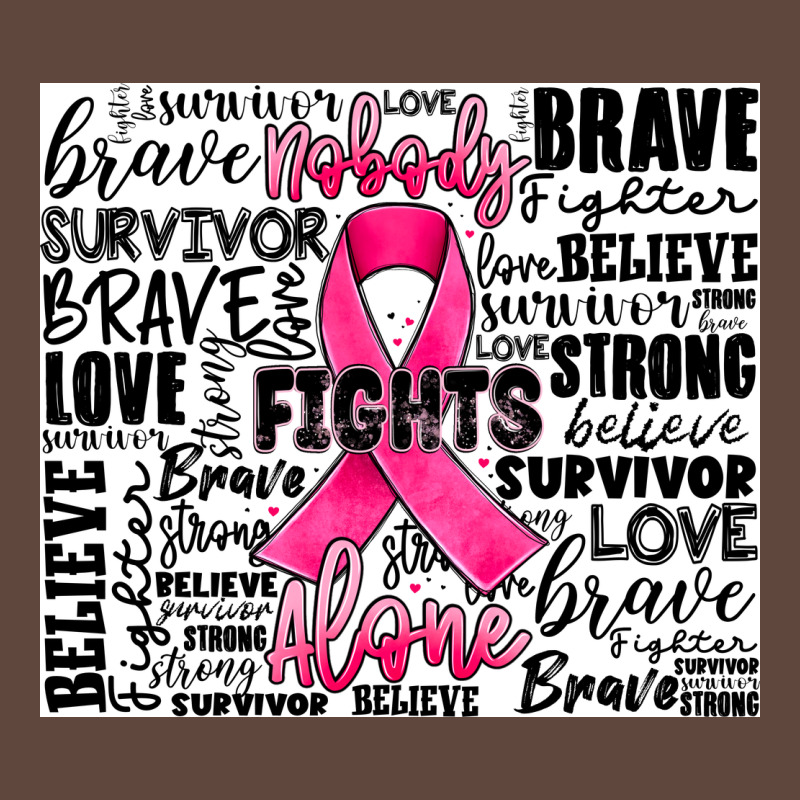 Breast Cancer Nobody Fights Alone Classic Tee by JahusDesignShop | Teevron