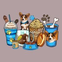 Corgi Coffee Cups Vintage Hoodie | Teevron