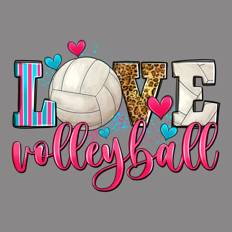 Love Volleyball Vintage Tee by Zillion Design Studio | Teevron