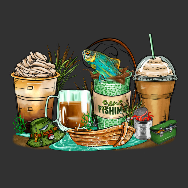 Fishing Coffee Cups Urban Heavy Tee by Zillion Design Studio | Teevron