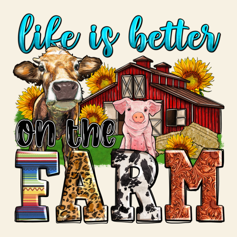 Life Is Better On The Farm Vintage Tee by Zillion Design Studio | Teevron