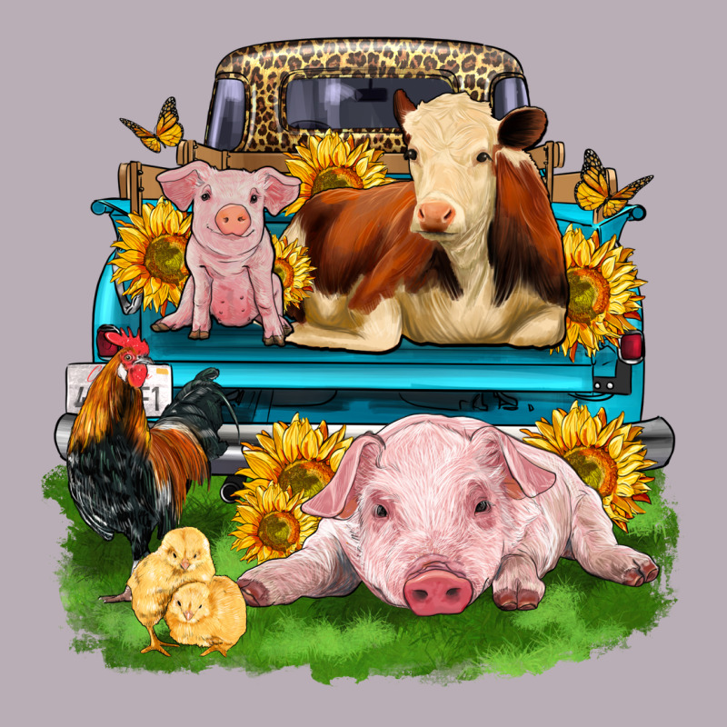Farm Truck Animals Vintage Tee by Zillion Design Studio | Teevron