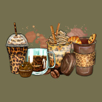 Leopard Coffee Cups Vintage Hoodie | Teevron