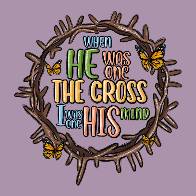 When He Was One The Cross I Was One His Mind Heavyweight Hoodie by MaliasSmallBusiness | Teevron