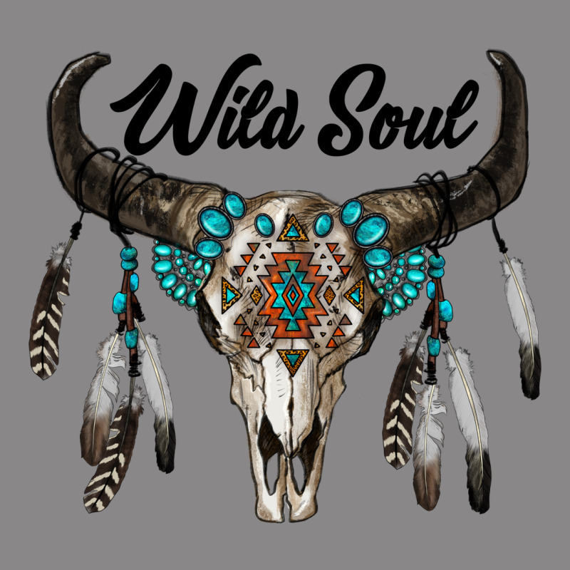 Wild Soul Boho Skull Vintage Tee by RanaPortraitStore | Teevron
