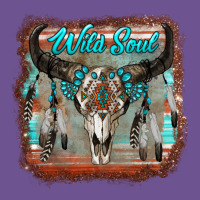 Wild Soul Boho Skull With Background Vintage Tee | Teevron