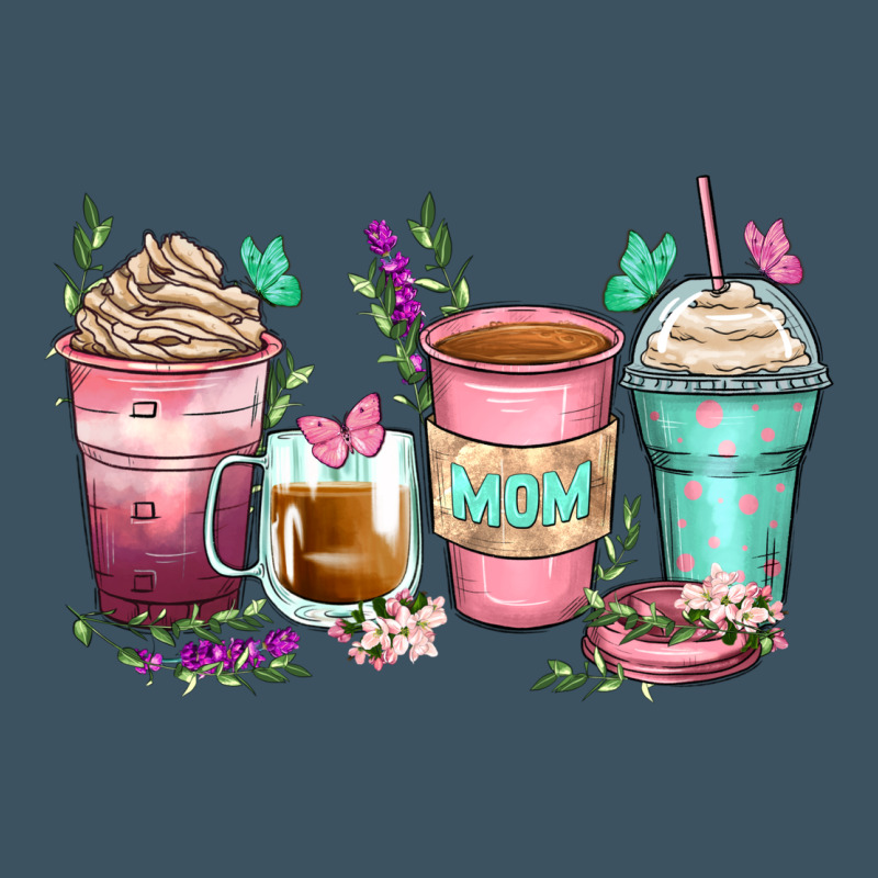 Mom Coffee Cups Urban Heavy Tee by Zillion Design Studio | Teevron