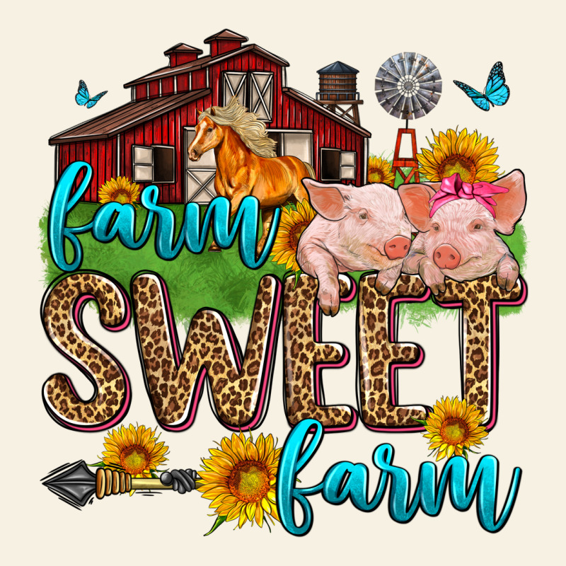 Farm Sweet Farm Vintage Tee by Zillion Design Studio | Teevron