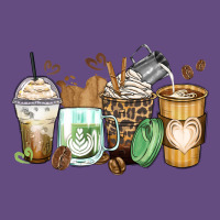 Latte Coffee Cups Vintage Hoodie | Teevron