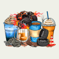 Monster Truck Coffee Cups Urban Heavy Tee | Teevron