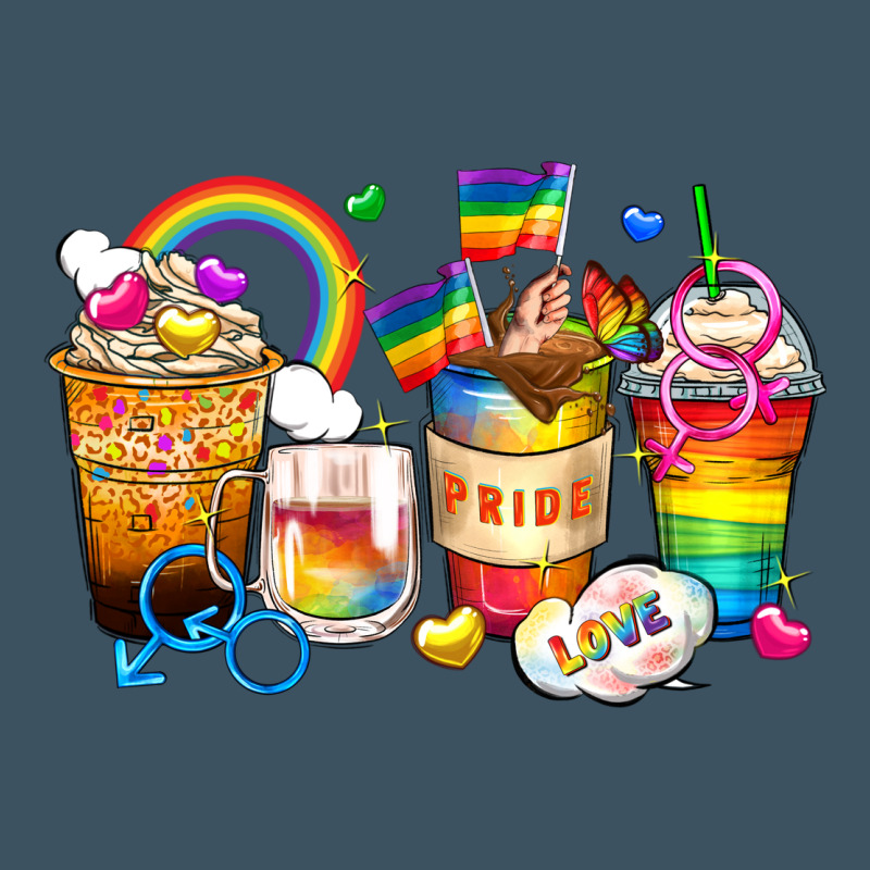Pride Coffee Cups Urban Heavy Tee by Zillion Design Studio | Teevron
