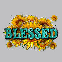 Glitter Blessed With Sunflowers Long Sleeve Tee | Teevron