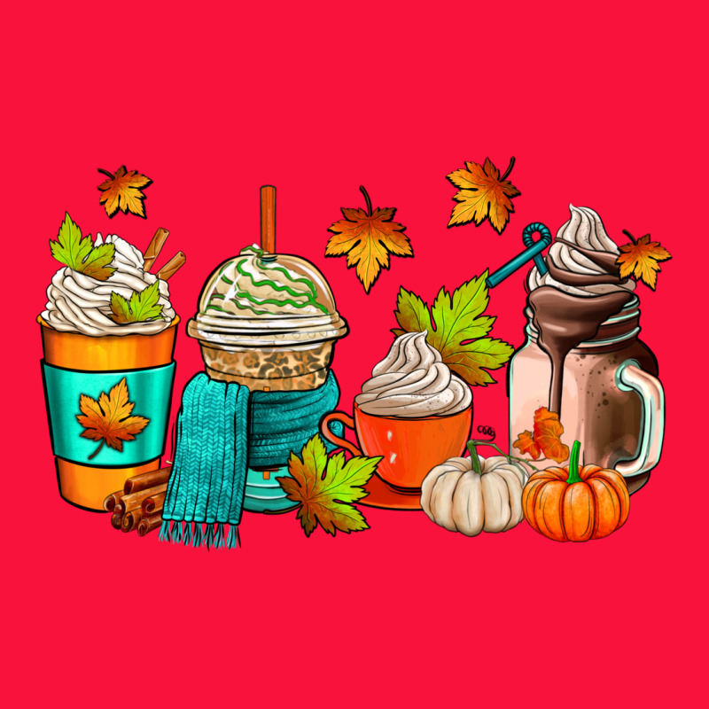 Fall Coffee Cups Classic Tee by AdoDesignShop | Teevron