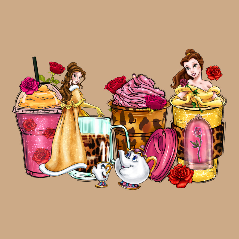 Princess Cartoon Coffee Cups Vintage Hoodie by Zillion Design Studio | Teevron